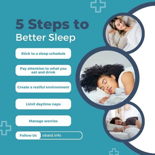 5 steps to better sleep